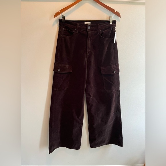 Mother Denim The Undercover Cargo Sneak in Ole Mole Size 29 NWT - Picture 16 of 17